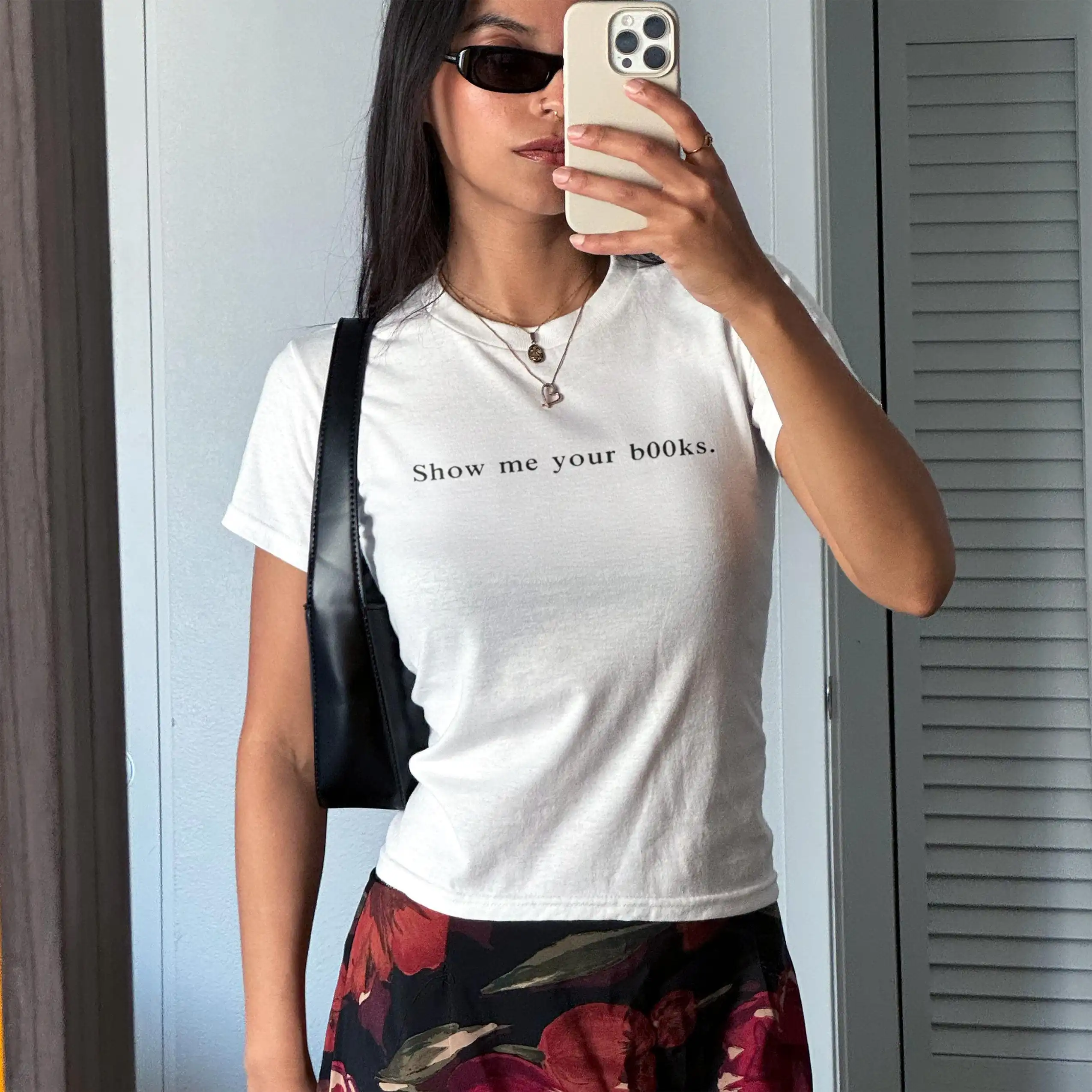 Flirty Bookish Crop Top – Y2K Aesthetic Reading Tee for Book Lovers Flirty Bookish Crop Top – Y2K Aesthetic Reading Tee for Book Lovers