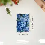 Forget Me Not Flower Vinyl Sticker – Glittery Waterproof Decal