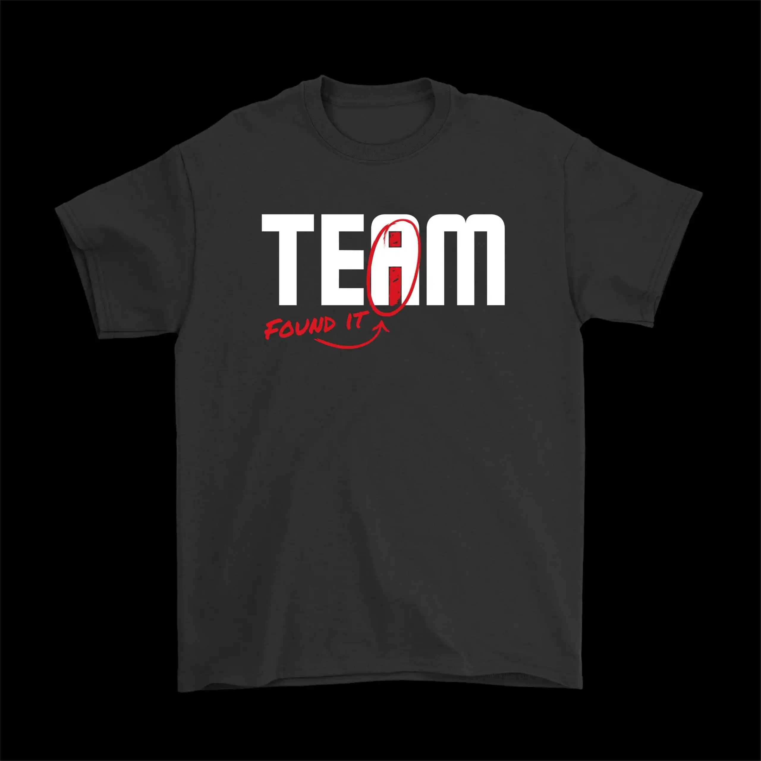 Found the "i" in Team Tee – Funny Cotton Graphic Shirt Found the "i" in Team Tee – Funny Cotton Graphic Shirt