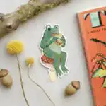 Frog’s Sandwich Sticker – Durable Weather-Proof Vinyl Design