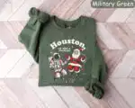 Funny Astronaut Santa Sweatshirt – Houston We Have a Problem