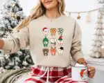 Funny Christmas Teeth Sweatshirt – Cozy Gift for Dentists