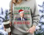 Funny Confused Joe Biden Christmas Sweatshirt – Cozy Holiday Crewneck