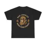 Funny Monkey Skull Retro Biker Tee – Bold Graphic Shirt