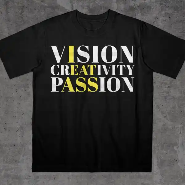 Funny Vision Creativity T-Shirt – Unisex Casual Statement Tee