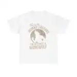 Funny Werewolf Costume Shirt – Spooky Moon Silhouette Tee