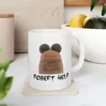 Funny Worm Meme Mug – Unique Internet Aesthetic Gift for Laughs