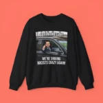 Get In The Car We're Driving Racists Wild Again Shirt - Fun NYC Graphic Tee