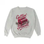 Gettin' Sauced Crewneck Sweatshirt – Soft Casual Style Top