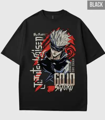 Gojo Satoru Anime Shirt – Unisex Jujutsu Kaisen Graphic Tee