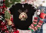 Goldendoodle Christmas Sweater – Fun Reindeer Holiday Shirt