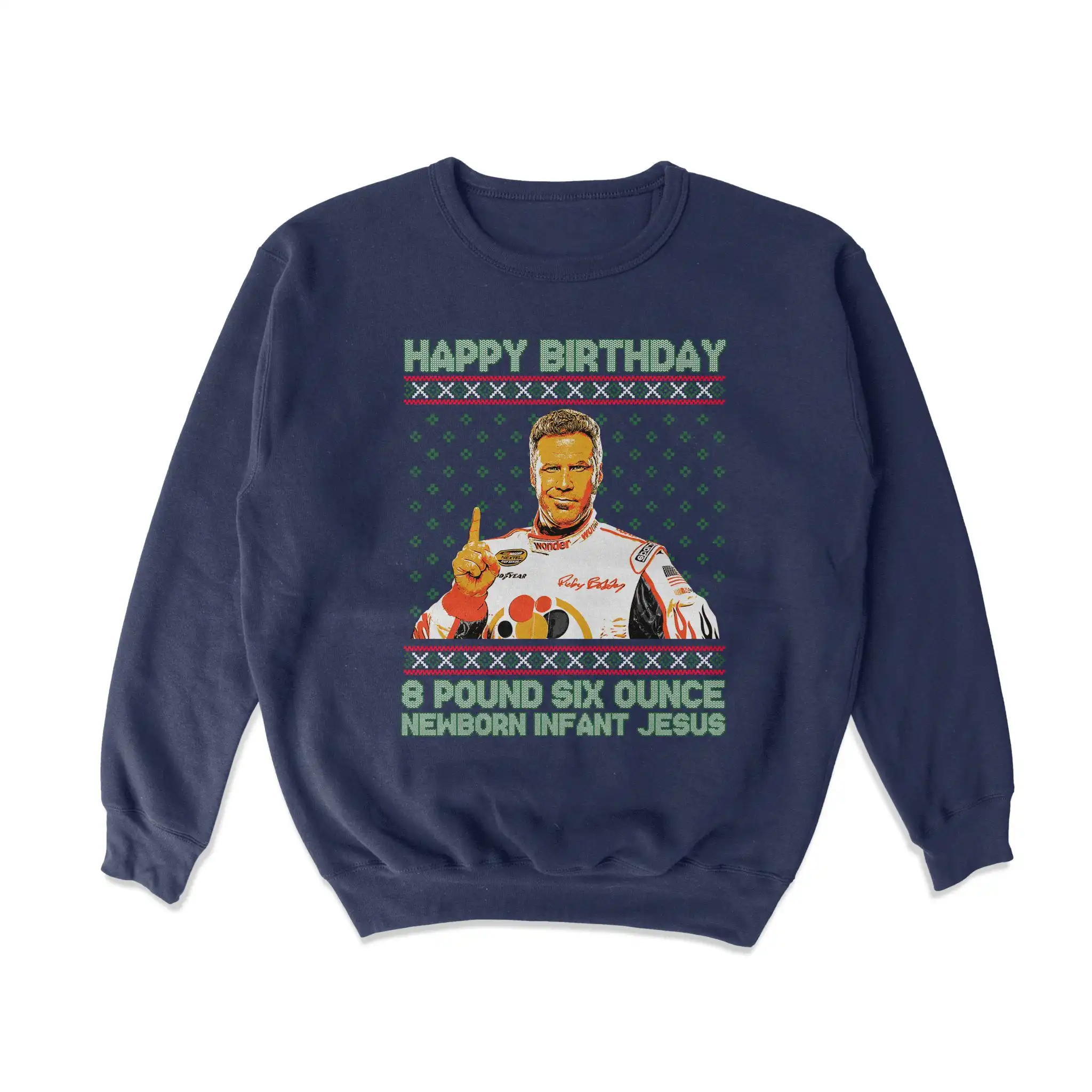 Happy Birthday Infant Jesus Sweater – Soft Holiday Graphic Top Happy Birthday Infant Jesus Sweater – Soft Holiday Graphic Top