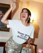 Happy Girls Are the Prettiest Tee – Soft Unisex Motivational Shirt