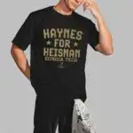 Haynes for Heisman Georgia Tech Shirt – Black & Gold Fan Tee