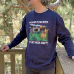 Home Is Where Crewneck Sweatshirt – Soft Vintage Feel Top