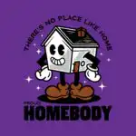 Homebody Retro Cartoon Character Tee – Proudly Stay Cozy