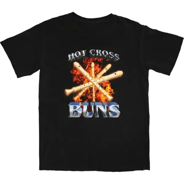 Hot Cross Buns T Shirt – Soft 100% Cotton Graphic Tee