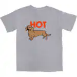 Hot Dog T Shirt – Soft 100% Cotton Casual Graphic Tee
