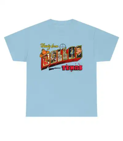 Howdy From Dallas Graphic Tee – Soft Cotton Casual Shirt