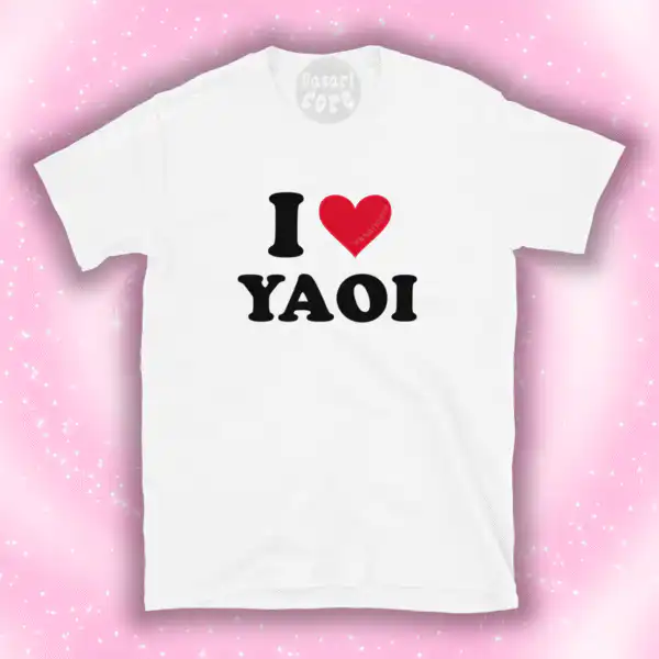 I heart yaoi shirt – Soft Cotton Tee for Anime Lovers