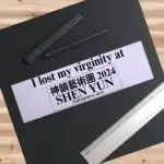 I Lost My Virginity at Shen Yun Bumper Sticker – Funny Vinyl Design