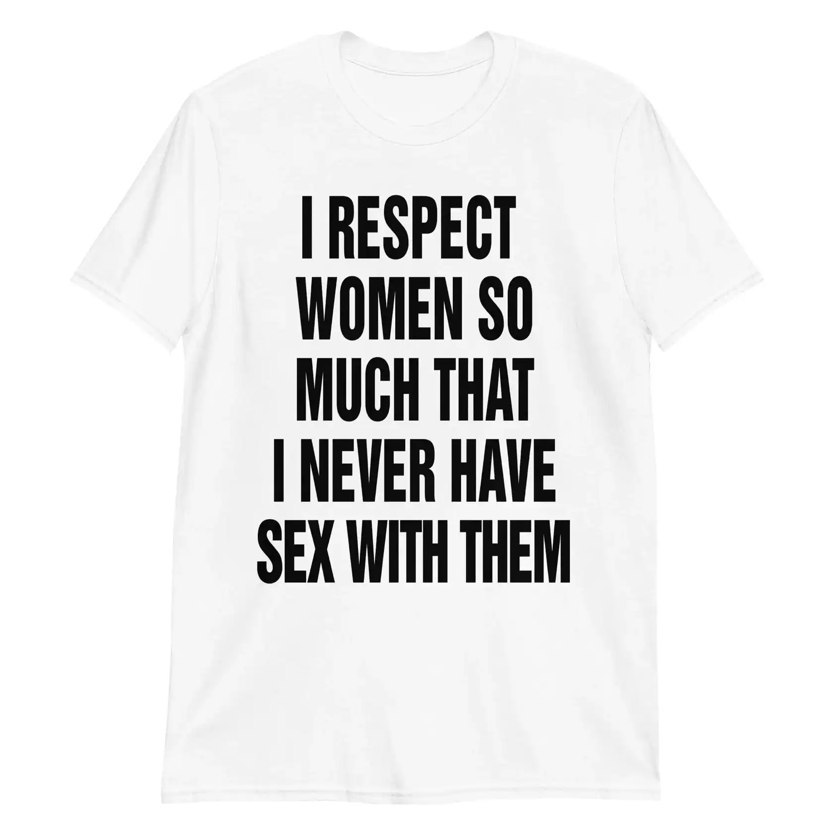 I Respect Women So Much Unisex Tee – Classic Cotton Shirt I Respect Women So Much Unisex Tee – Classic Cotton Shirt