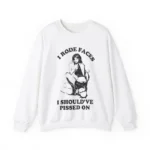 I rode faces I should've pissed on shirt – Bold Emo Night Tee