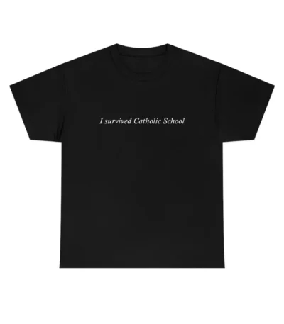 I survived Catholic School shirt – Unisex Classic Cotton Tee