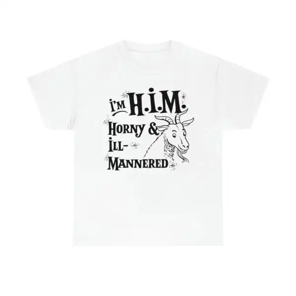I'm H.I.M. Funny Graphic Tee – Soft Unisex Cotton Shirt