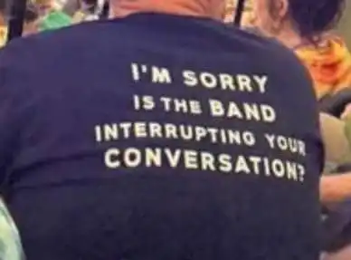 I'm sorry is the band interrupting shirt – Funny Unisex Cotton Tee