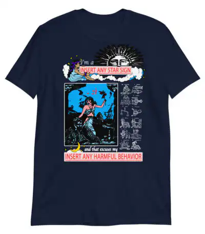 Insert Any Star Sign Slim Fit Tee – Soft 100% Cotton Shirt