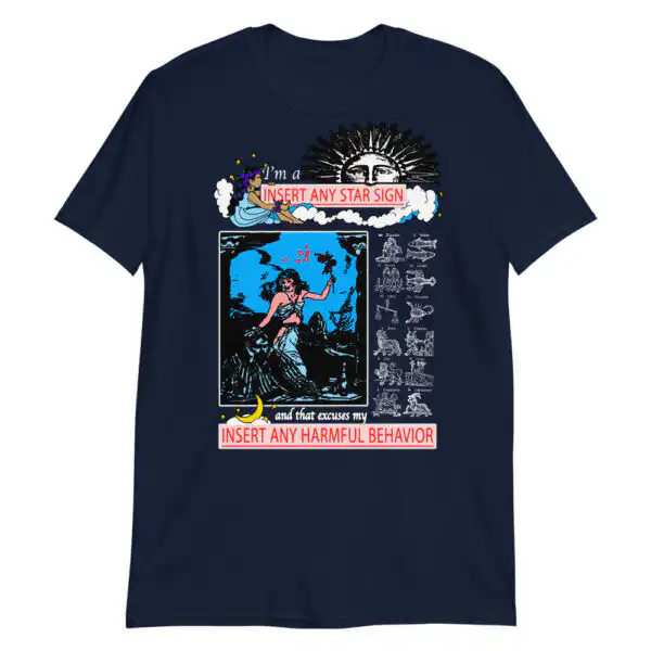 Insert Any Star Sign Slim Fit Tee – Soft 100% Cotton Shirt