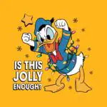 Is This Jolly Enough Grumpy Donald Tee – Fun Holiday Graphic Shirt
