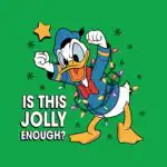 Is This Jolly Enough Grumpy Donald Tee – Fun Holiday Graphic Shirt