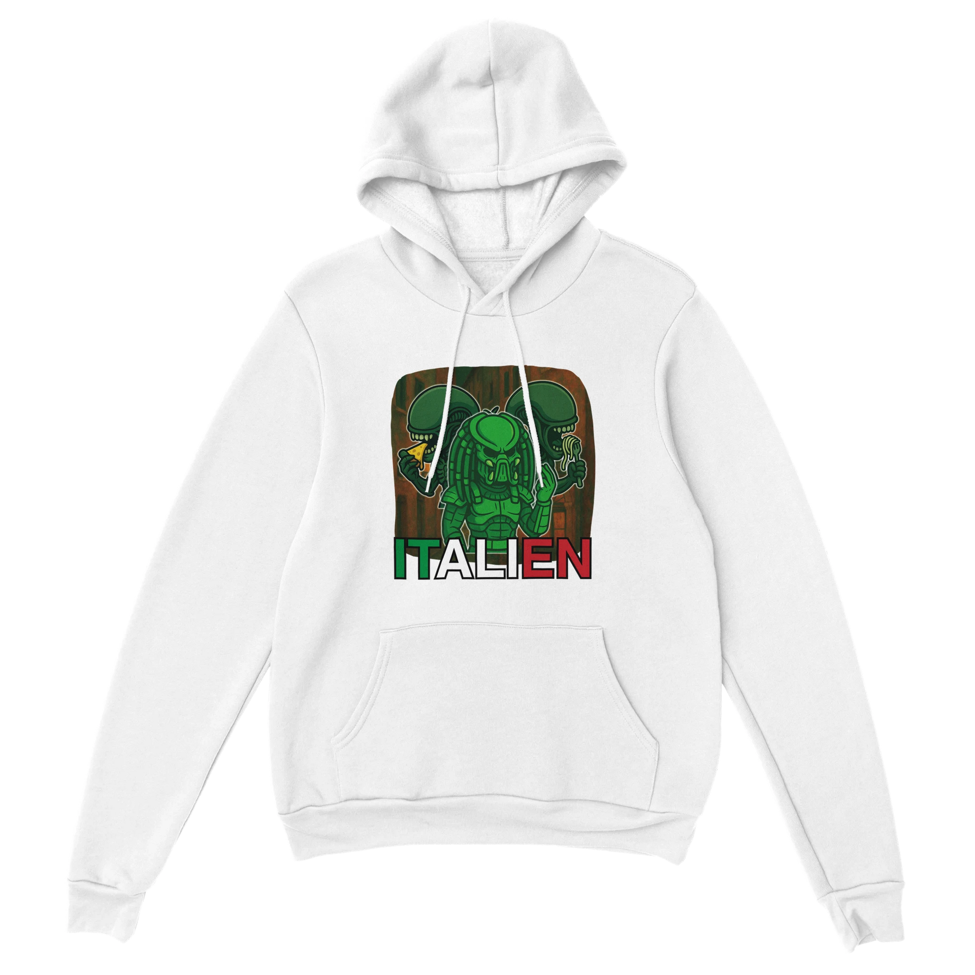 Italien Vs Predators Hoodie – Soft Cotton Blend with Pouch Pocket Italien Vs Predators Hoodie – Soft Cotton Blend with Pouch Pocket