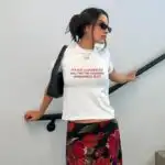 It's Not Clocking To You Y2K Baby Tee – Funny Aesthetic Top