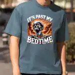 It's Past My Bedtime Funny Skeleton T-Shirt – Ironic Graphic Tee