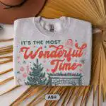 It’s The Most Wonderful Time Sweatshirt – Vintage Holiday Cozy Top