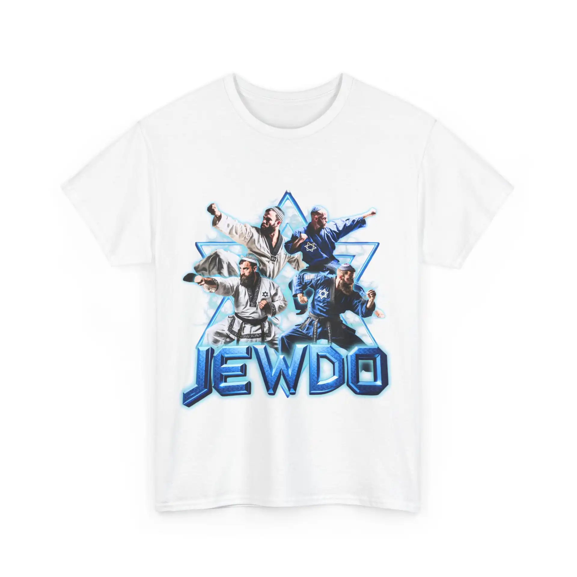 Jewdo. Unisex Heavy Cotton Tee – Classic Fit Casual Shirt Jewdo. Unisex Heavy Cotton Tee – Classic Fit Casual Shirt