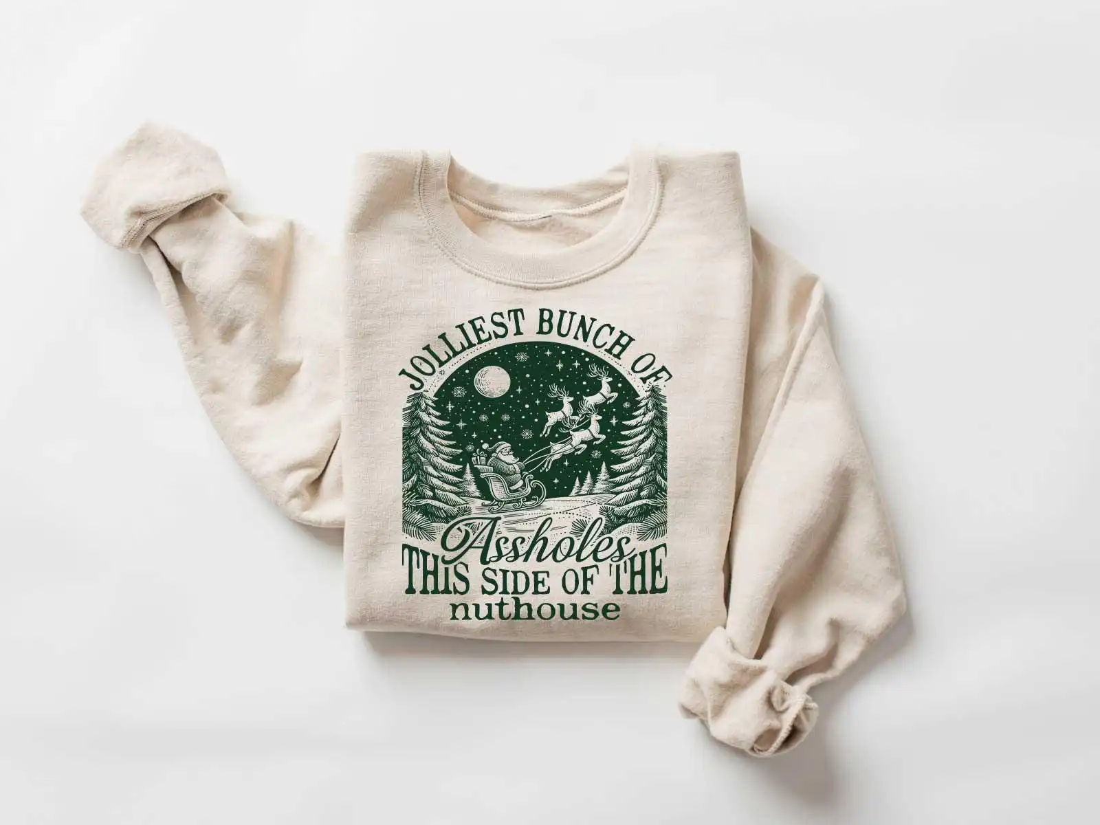 Jolliest Bunch Of Assholes Christmas Shirt – Funny Holiday Tee Jolliest Bunch Of Assholes Christmas Shirt – Funny Holiday Tee