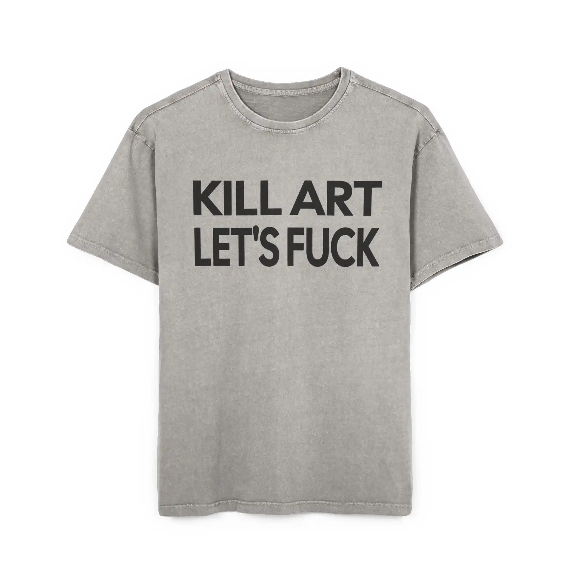 Kill Art Let's Fuck Acid Wash Tee – Edgy Unisex Graphic Shirt Kill Art Let's Fuck Acid Wash Tee – Edgy Unisex Graphic Shirt