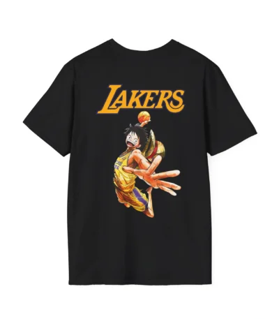 Lakers One Piece Shirt – Stylish Luffy Graphic Tee for Fans