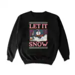 Let It Snow Frosty Crewneck Sweatshirt – Soft Cotton Blend Top
