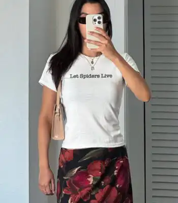 Let Spiders Live T-Shirt – Funny Retro Insect Lover Tee