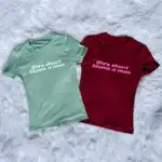 Life's Short, Blame A Man Y2K Baby Tee – 3D Puff Feminist Top