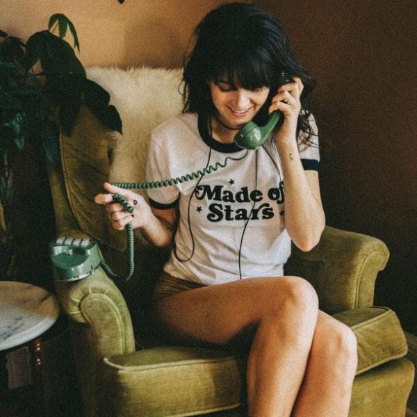 Made of Stars Ringer Tee – Vintage 70s Sci-Fi Graphic Shirt