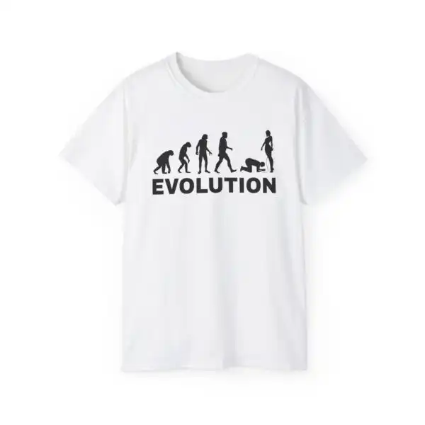 Male Evolution T-Shirt – Classic Unisex Cotton Tee for All