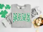 Mama Shamrock Sweatshirt – St. Patrick's Day Gift for Moms
