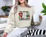 May Your Smile Be Merry Bright Hoodie – Funny Christmas Sweatshirt