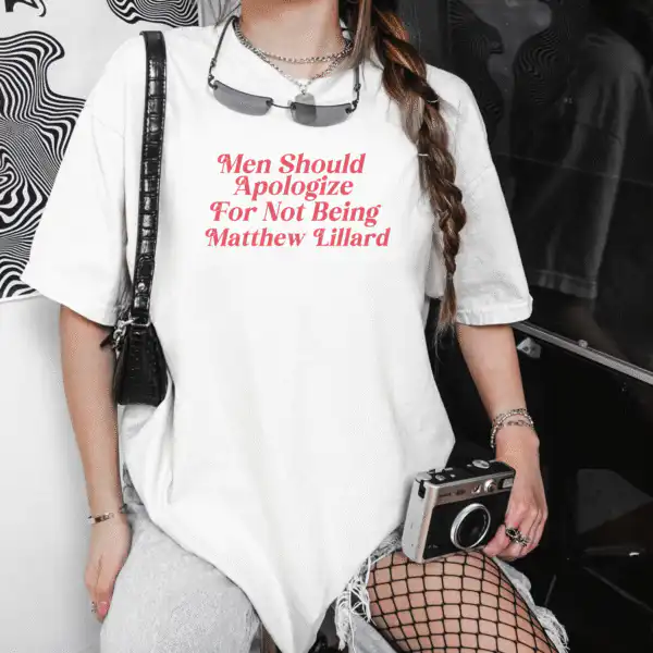 Men Should Apologize Tee – Fun Graphic Shirt for Everyone